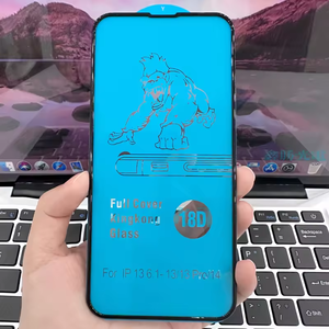 Film en verre trempé antichoc 18D Airbag King Kong, protection d'écran en verre trempé pour <span class=keywords><strong>iPhone</strong></span> 13 14 15 Pro 16 - Product Image 2