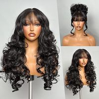 En vente moelleux rebondissant bouclés perruques de cheveux humains Ombre Piano couleur 20 pouces perruque pour les femmes noires Super Double dessiné 300% densité