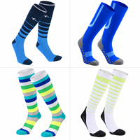 Chaussettes de contention antidérapantes pour Sports en plein air, professionnelles, en cuivre, pour le sport, la course, le cyclisme, pour garçons, accessoire pour enfants