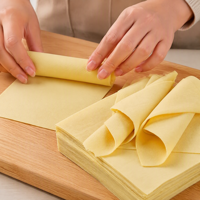 Feuilles de tofu de soja lyophilisées 1kg en gros de l'usine Qingzhen pour soupes, nouilles, sautés et restauration – Idéales pour fondue chinoise asiatique