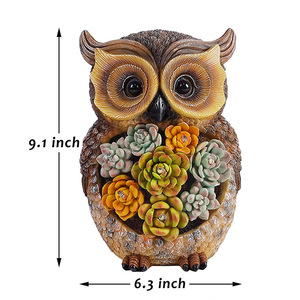 Lampade solari da esterno in resina a forma <span class=keywords><strong>di</strong></span> animali, ornamenti a forma <span class=keywords><strong>di</strong></span> gufo per prato e giardino, personalizzabili in base a <span class=keywords><strong>disegni</strong></span> o modelli forniti. - Product Image 5
