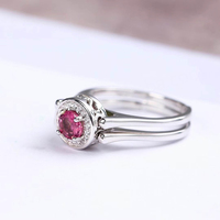 Bague réversible double face en argent sterling 925 plaqué rhodium avec larimar et ambre pour femme, idéale pour fiançailles, mariage et anniversaire