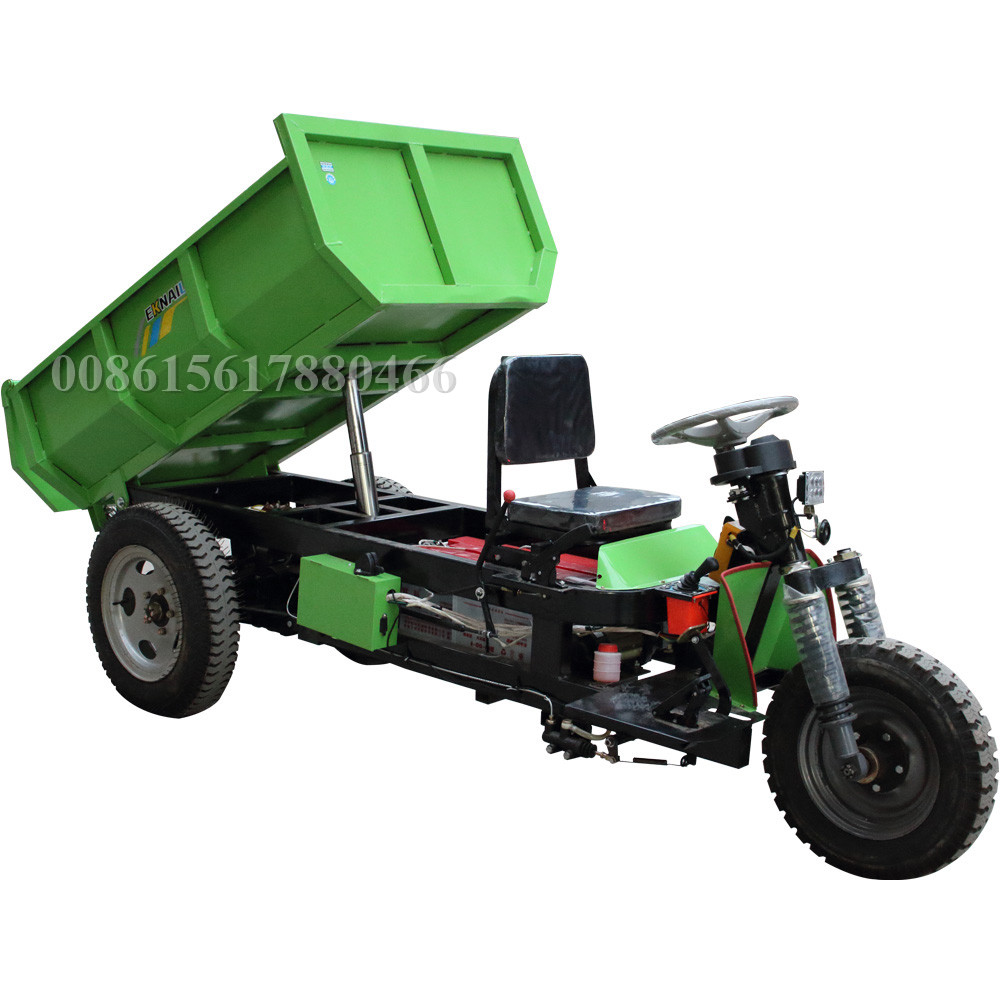 Электрический мини-самосвал с большой нагрузкой/электросамосвал для горных работ/мини-Электрический трехколесный самосвал