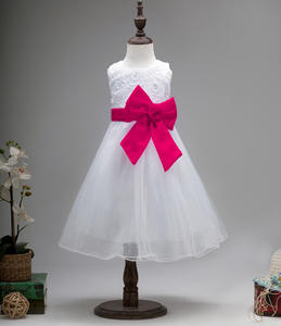 Vestido de Fiesta Largo Blanco con Patrones de Vestidos de Novia para Niñas de Yiwu, China - Product Image 1