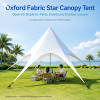 Tente de luxe extérieure imperméable à trois pignons avec structure en acier galvanisé pour le glamping en resort et les événements LY-5