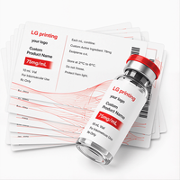 Étiquette personnalisée pour flacon, autocollant pour petite bouteille de médicament, emballage pharmaceutique