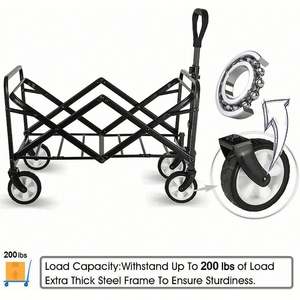 Carrito de Transporte Plegable Multiusos - Carretilla Resistente y Plegable para Personalización OEM - Product Image 2