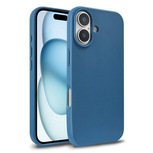 New phân hủy sinh học Bìa thân thiện với môi phân hủy rơm lúa mì trường hợp điện thoại cho <span class=keywords><strong>Iphone</strong></span> 17 16 15 14 13 12 11 Pro Max - Product Image 5