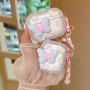 Funda para Apple AirPods 4, Estilo Japonés y Coreano con Estrellas y Mariposas, Funda Protectora Antigolpes para Auriculares - Product Image 6