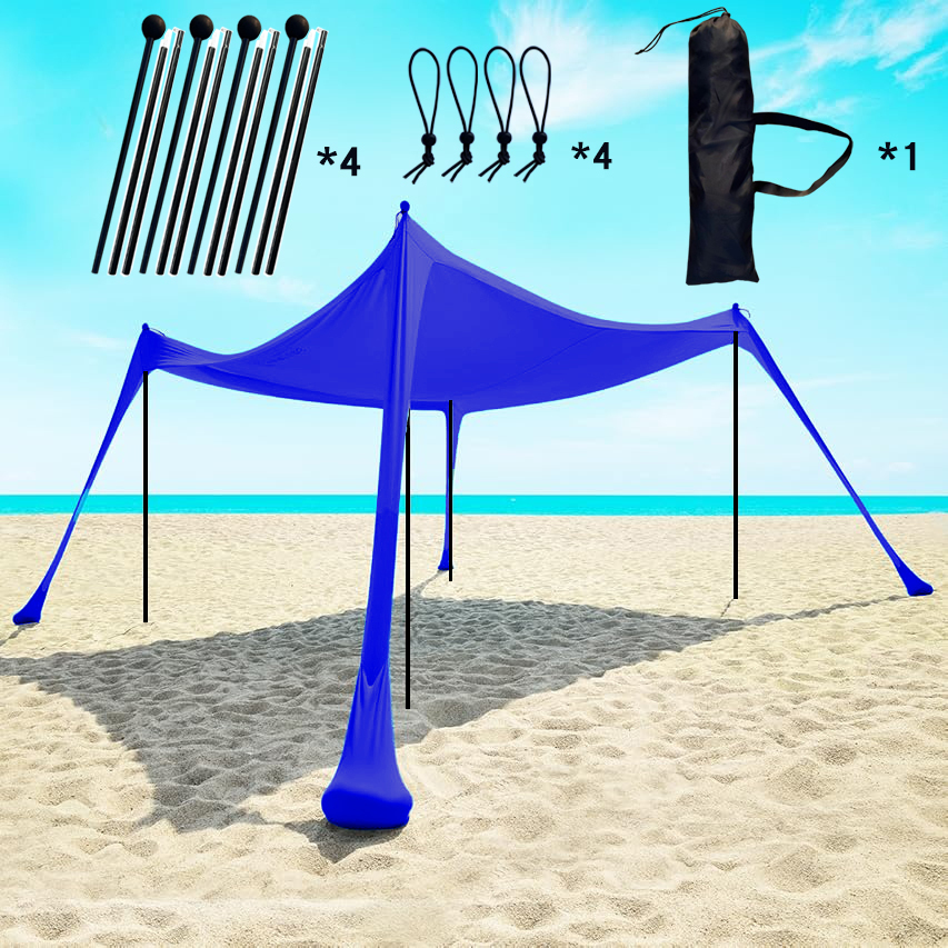 Royal blue4 Steel Poles