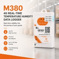 Registrador de Datos de Temperatura y Humedad Desechable 4G Global con Protocolo MQTT para Soluciones de Monitoreo de Carga