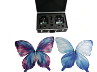 Jouet papillon volant LED télécommandé, papillon décoratif qui bat des ailes pour événements, spectacles et fêtes