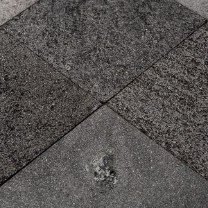 Carrelage en pierre de lave noire 20x20, revêtement de sol extérieur naturel - Product Image 5