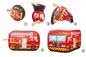 Nuevo Producto: Carpa de Juego Infantil Plegable para Interiores y Exteriores, con Diseño de Barbacoa y Frutas Coloridas, para Niños - Product Image 5