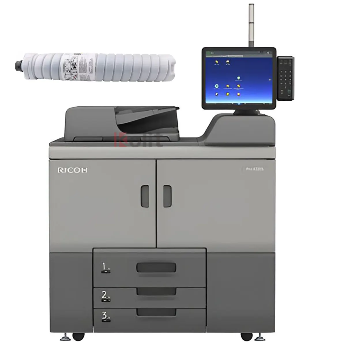 Máquina copiadora monocromática superior de alto rendimiento para Ricoh Pro 8300 de alta velocidad 90% nueva fotocopiadora reacondicionada