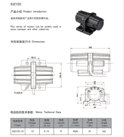 Moteurs vibrants 12V/24V DC neufs pour camions, convoyeurs, aides à la circulation des charges et vibration du béton