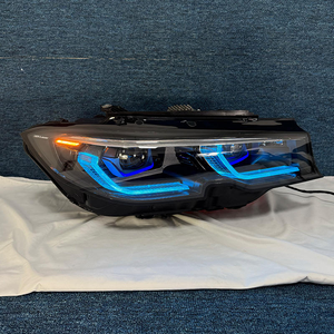 JYF RGBレーザーヘッドライト3シリーズG20/G21 19-22 DRLイエローブルーレッドグリーン高/低回転信号6000K <span class=keywords><strong>12V</strong></span> 65W - Product Image 5