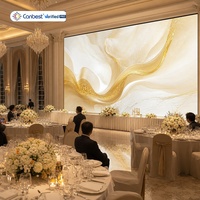 Écran LED fixe d'intérieur Canbest FIW 640x480mm à service frontal, montage au plafond en aluminium pour mur vidéo