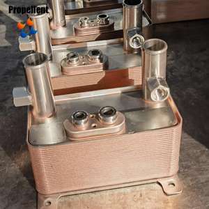 Refrigerante R22, R404A, R410A, aquecimento central de cobre, trocador de calor de placas soldadas, condensador - Product Image 5