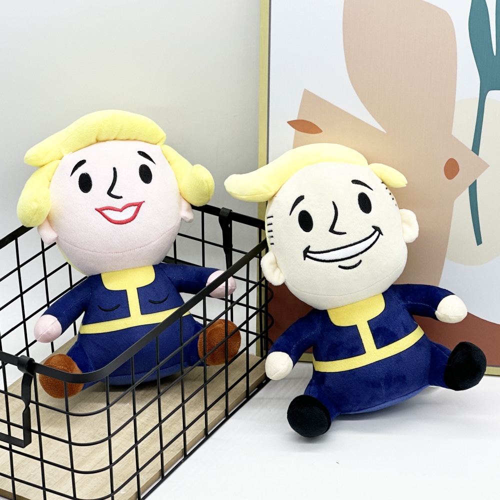 New Arrival Fallout Vault Plush Toy Cute Boy and Girl Game