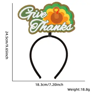 O novo Thanksgiving Turquia Headband traje joga como uma decoração do partido Prom