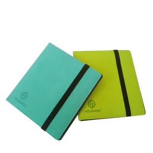 Carpeta de cuero personalizada tamaño A4, papelería protectora, carpeta de 2 anillas