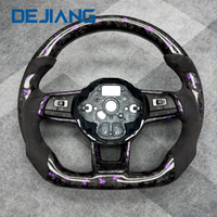 Volant sport en cuir et fibre de carbone modifié sur mesure pour Volkswagen Golf Upgrade 6 7 MK4 MK5 MK6 MK7 MK8 GTI R-Line