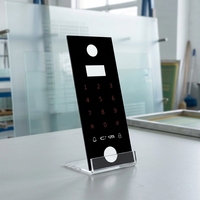 Services de fabrication de verre trempé sérigraphié 2 mm avec bords polis pour serrures intelligentes