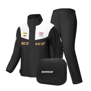 Traje Impermeable para Motocicleta con Capucha, Chaqueta y Pantalones Antilluvia, Personalizable, para Motociclistas - Product Image 1
