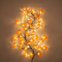 Hangende boomtakverlichting Flexibele PVC DIY Kunstmatige wilgentak voor binnenhuisdecoratie Valentijnsdag Kerstfeestverlichting