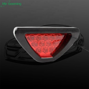 Feux de <span class=keywords><strong>stop</strong></span> LED en forme de Triangle pour crans, ampoules arrière, lumière rouge, DC12V, 1 paire - Product Image 4