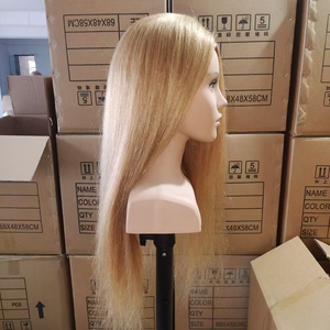 Testa Manichino con Spalle di Alta Qualità 100% Capelli Veri da <span class=keywords><strong>Donna</strong></span> per Parrucchieri e Saloni di Bellezza Teste per Formazione - Product Image 3
