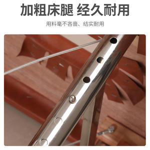 Lit de massage pliable en acier inoxydable relevable Médecine traditionnelle chinoise Physiothérapie Tatouage Thérapie au feu Lit - Product Image 6