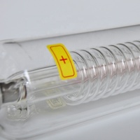 Tabung co2 pemotong Laser, kepala logam kaca optik pemotongan kecepatan 90W-180w focusrite 150w