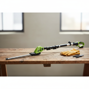 Taille-<span class=keywords><strong>haie</strong></span> télescopique sans fil 20V au lithium-ion <span class=keywords><strong>de</strong></span> 17,7 pouces avec batterie 1500 mAh, conception télescopique DIY pour branches hautes - Product Image 1