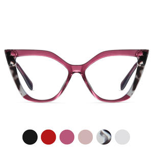 Lunettes anti-lumière bleue 87305, monture papillon, TR90, unisexe, lunettes optiques, largeur moyenne, pont nasal standard - Product Image 3