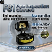 Caméra d'inspection de canalisation FORBEST de haute qualité 1080P IP68 F81 avec câble de poussée de 30 m et garantie d'un an pour la détection des canalisations d'égout