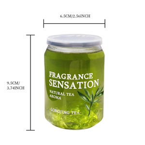 Ornement d'aromathérapie pour voiture au parfum de thé, baume solide désodorisant sans alcool pour véhicule - Product Image 5
