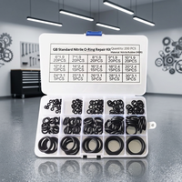 Kit d'assortiment de joints toriques métriques en caoutchouc nitrile pour réparation automobile, robinets, nettoyeurs haute pression, plomberie, air ou gaz, diamètre extérieur 6mm-20mm