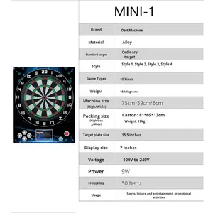 Machine <span class=keywords><strong>de</strong></span> fléchettes électronique à monnayeur pour salle <span class=keywords><strong>de</strong></span> <span class=keywords><strong>jeux</strong></span>, divertissement sportif et compétitif en intérieur - Product Image 4