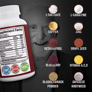 Supplément nutritionnel pour les yeux, 60 gélules pour adultes, sécheresse oculaire occasionnelle avec lutéine, soutient les soins de santé de la <span class=keywords><strong>vision</strong></span> - Product Image 4