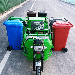 Camión de Recolección de Basura de Seis Contenedores Abiertos, Precio Bajo de Fábrica, Vehículo de Saneamiento y Recolección de Basura, 60V - Product Image 3