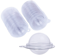 PVC D'ANIMAL FAMILIER En Plastique Transparent Blister À Clapet D'emballage De Bombe De Bain