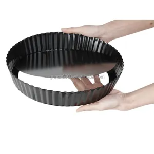 Форма для торта, серая круглая форма для выпечки, антипригарная металлическая Форма для кондитерских изделий