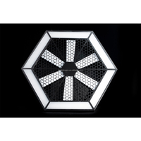 6*60W LED RGB DJ effet de scène Six feuilles ventilateur lumière scène fond Pixel effet lumière