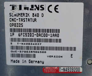 1 шт. Новая оригинальная полноклавишная клавиатура ЧПУ 6FC5203-0AC00-1AA0 - Product Image 3