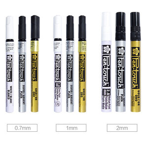 <span class=keywords><strong>ปากกา</strong></span>มาร์กเกอร์สีซากุระปลาย0.7/1.0/2.0มม. สีเงินสีทองปากกาอุตสาหกรรมคูเปอร์ - Product Image 5
