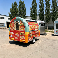 Remorque alimentaire en aluminium, cuisine mobile, remorque de concession, camion de restauration rapide, snack, kebab, crème glacée, pizza, frites
