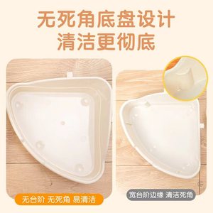 Litière d'angle triangulaire pour lapin bébé, chinchilla, petit cochon d'Inde, <span class=keywords><strong>furet</strong></span> - Product Image 5