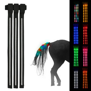 Material <span class=keywords><strong>de</strong></span> correas personalizado, <span class=keywords><strong>cola</strong></span> <span class=keywords><strong>de</strong></span> <span class=keywords><strong>caballo</strong></span> con luz recargable con tira <span class=keywords><strong>de</strong></span> luz, <span class=keywords><strong>cola</strong></span> <span class=keywords><strong>de</strong></span> <span class=keywords><strong>caballo</strong></span> LED intermitente brillante <span class=keywords><strong>de</strong></span> noche - Product Image 1